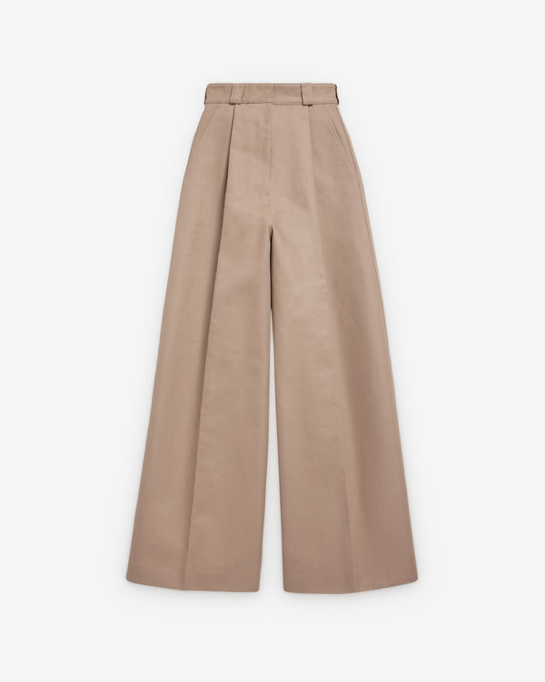Balenciaga  - Women's High Waist Trousers - (Dune)