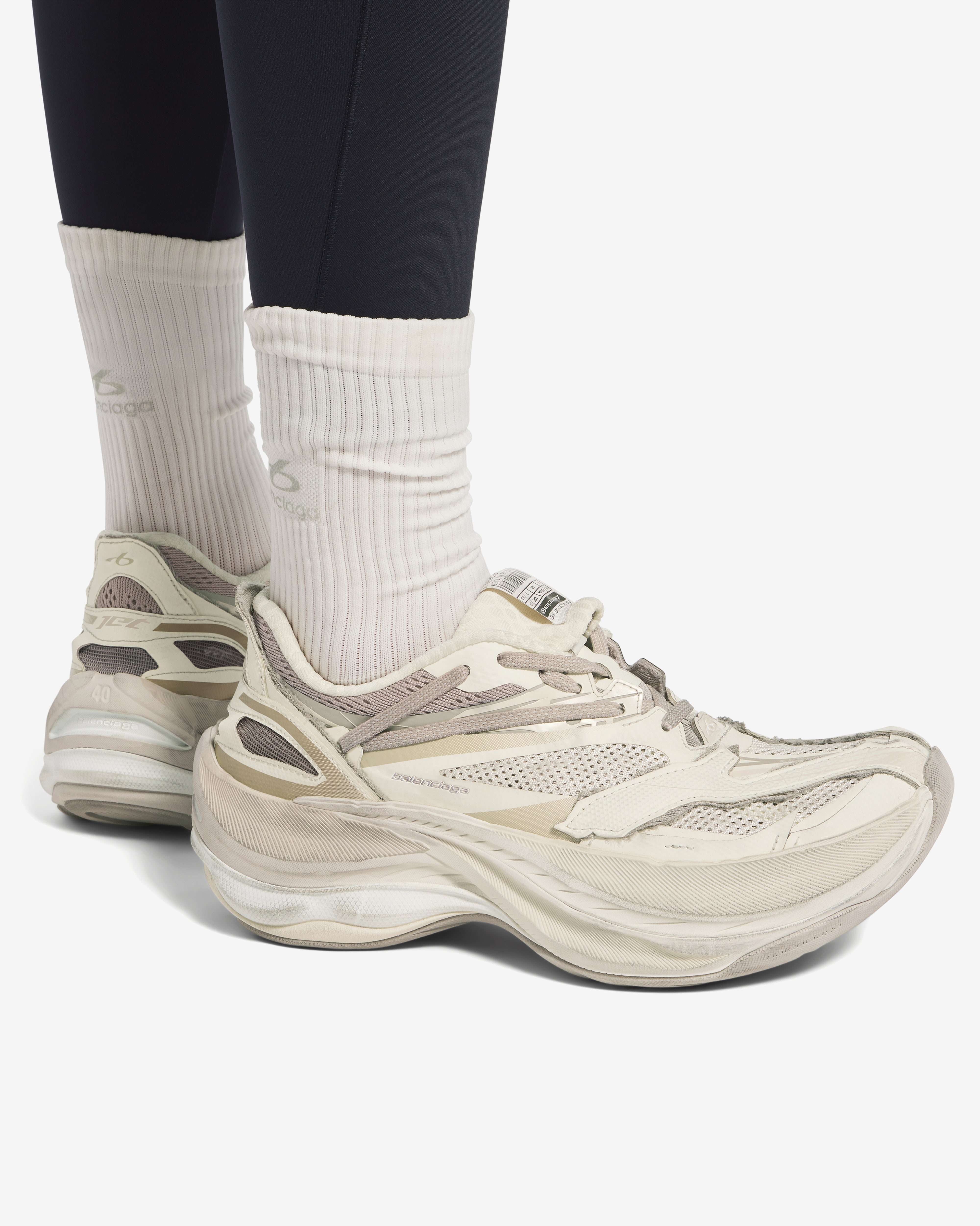 Balenciaga : Men's Jet Trainers (Eggshell) | Dover Street Market