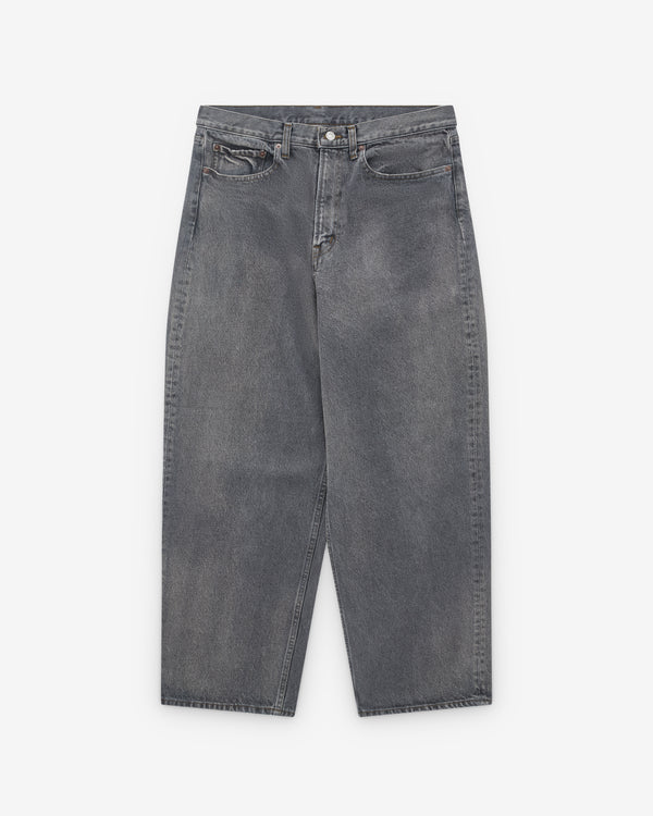 A.Presse - Men’s Vintage Gray Denim Pants - (Grey)