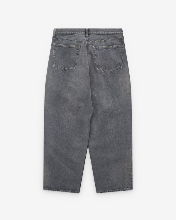 A.Presse - Men’s Vintage Gray Denim Pants - (Grey)