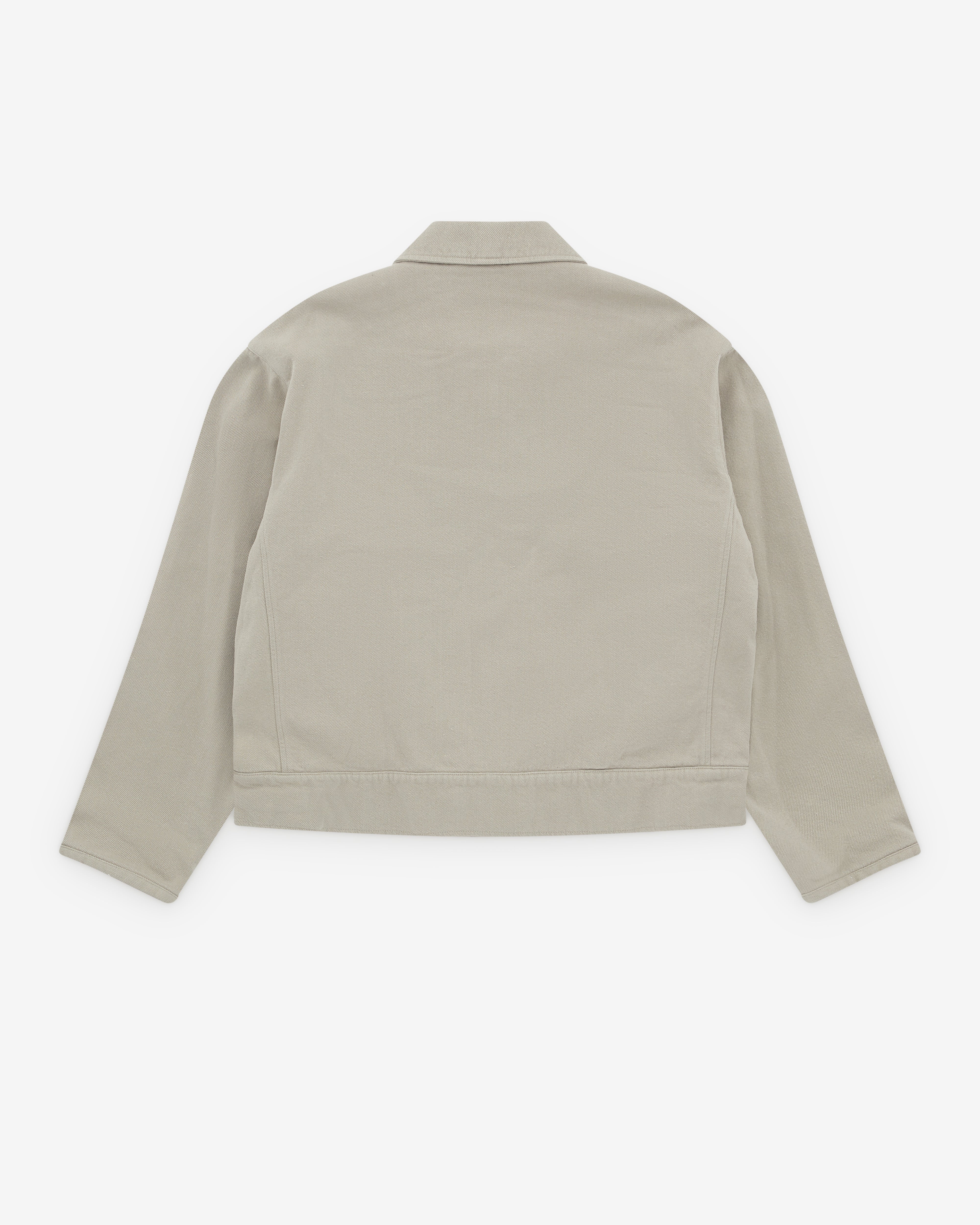 A.Presse: Men's Silk Nep Type A-1 Jacket (Greige) | DSML E-SHOP