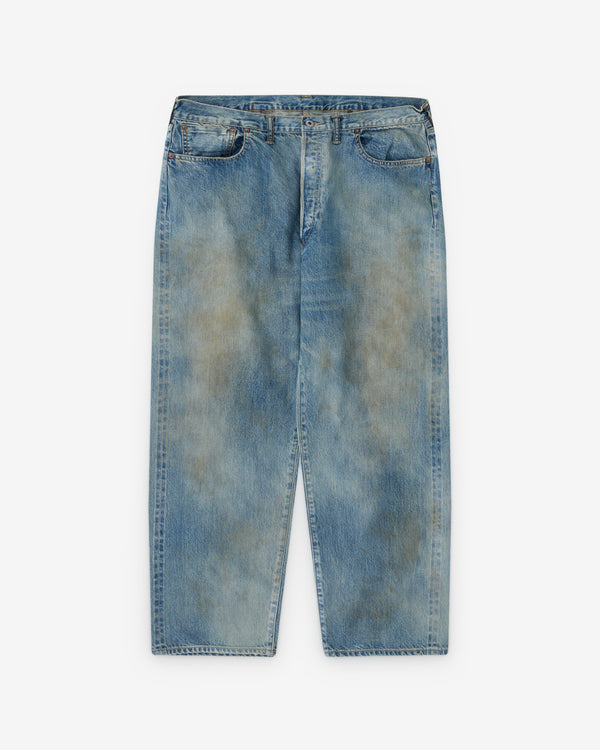 A.Presse - Men’s No.37 Washed Wide Denim Pants - (Indigo)