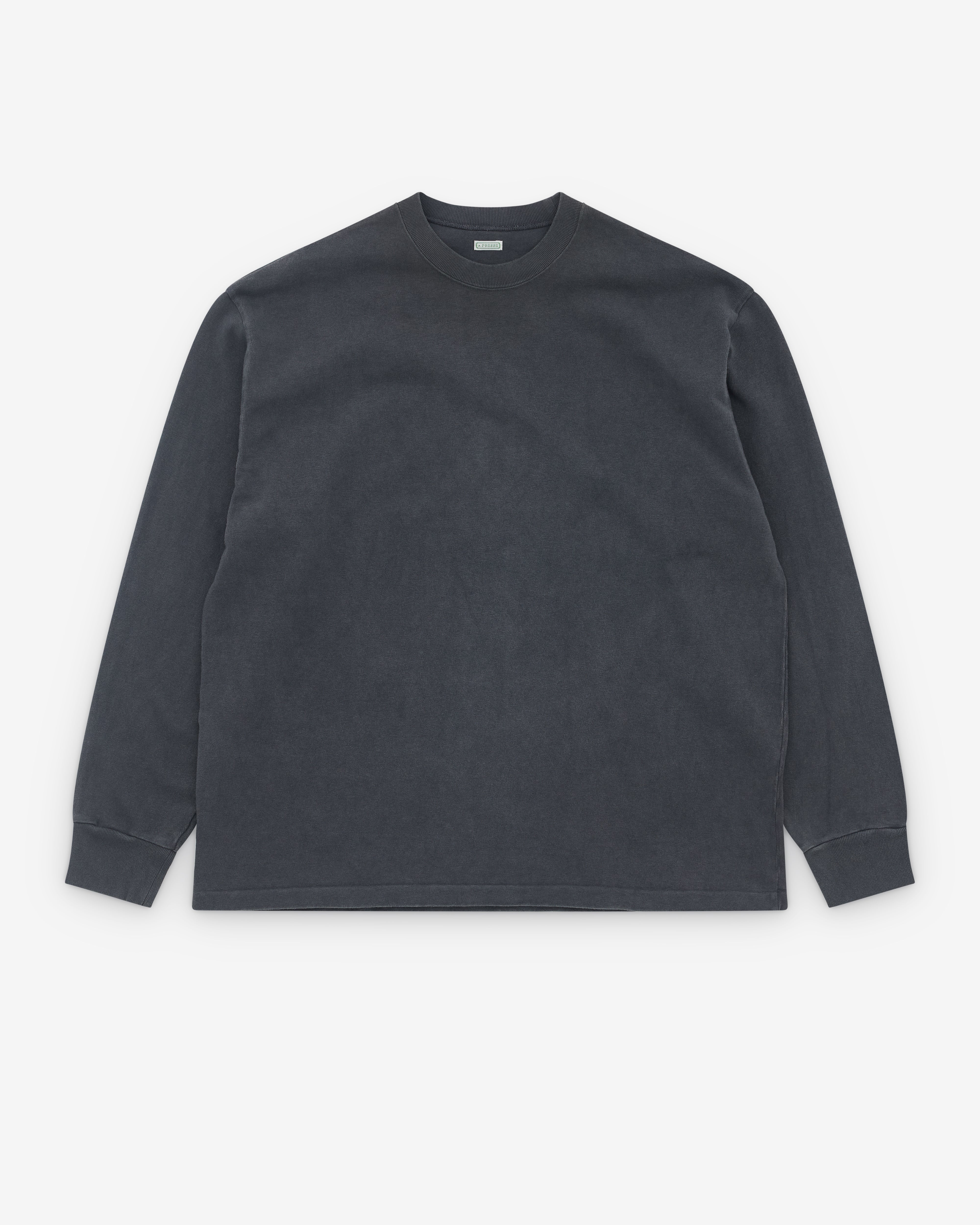 A.Presse: Men's Vintage L/S T-Shirt (Gray) | DSML E-SHOP