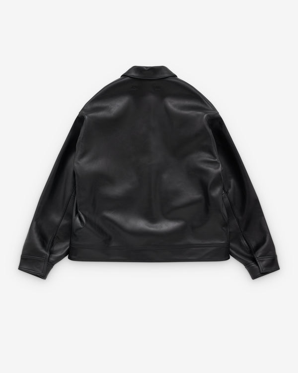 A.Presse - Men's Leather Type A-2  Flight Jacke - (Black)