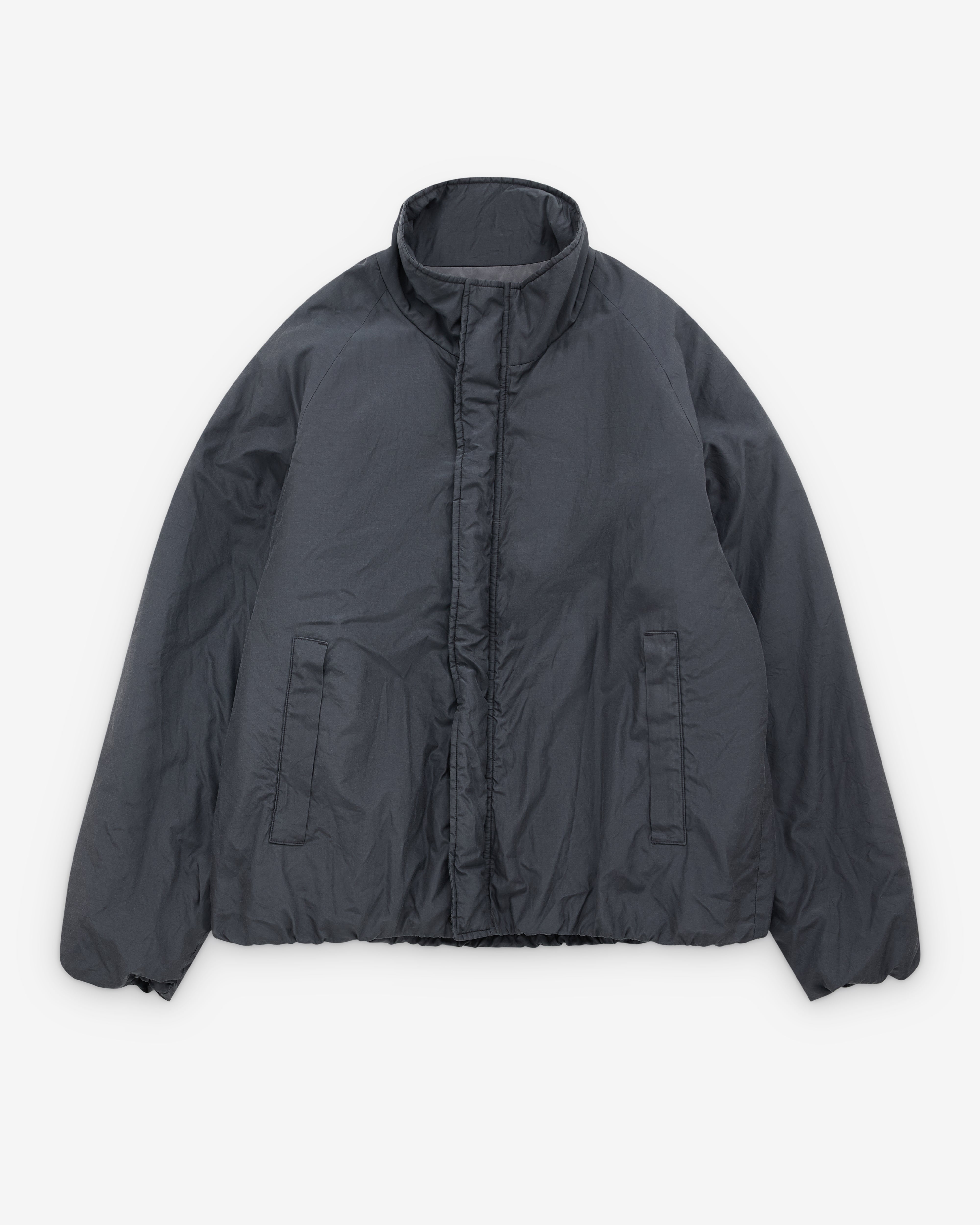 A.Presse: Men's Silk Taffeta US Navy Shipboard Jacket (Charcoal