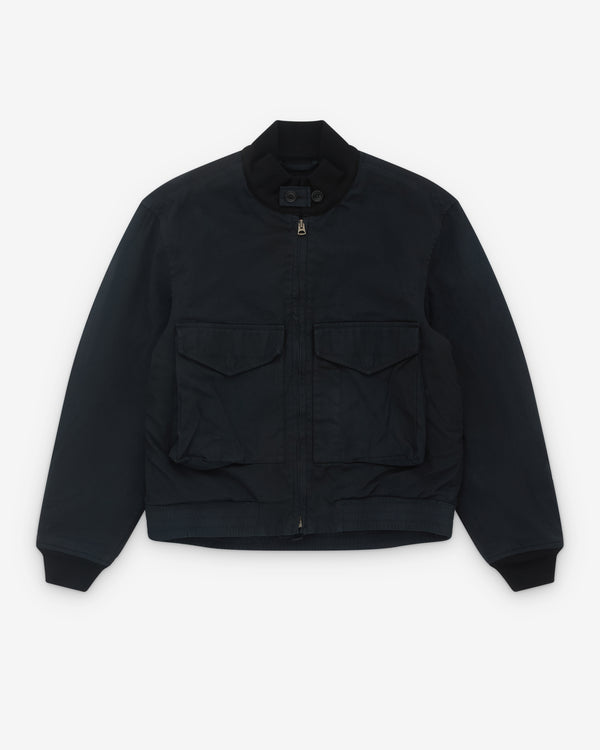 A.Presse - Men’s Vintage US Navy Type G-8 Flight Jacket - (Black)