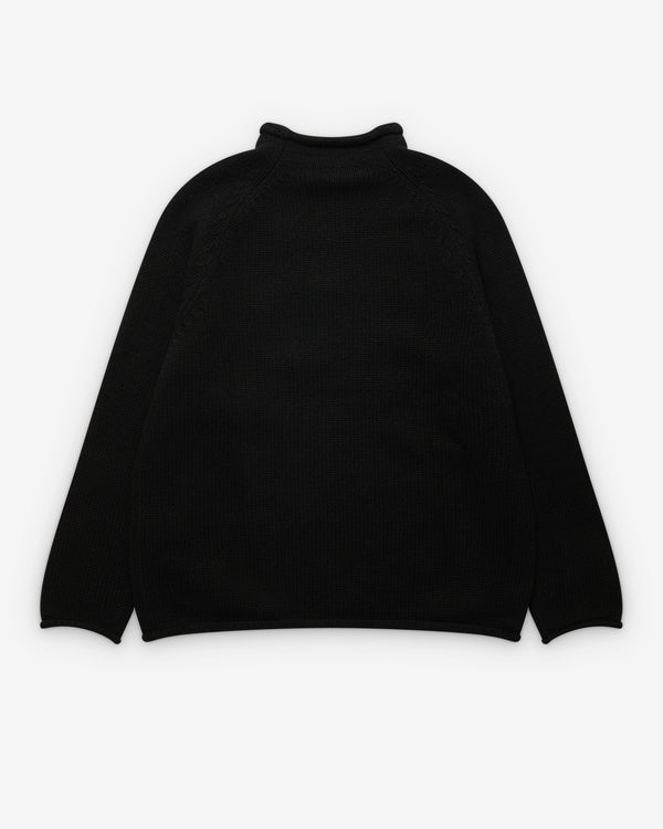 A.Presse - Men's Roll Neck Sweater - (Black)