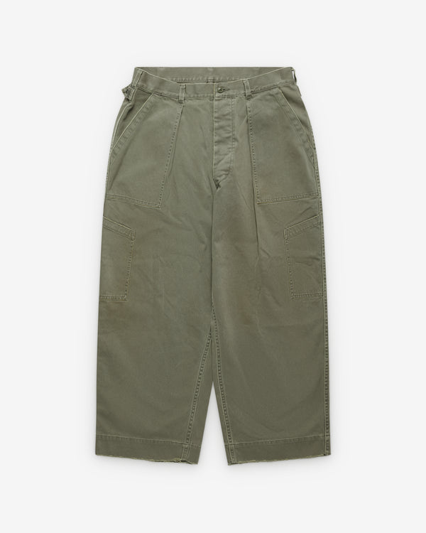 A.Presse - Men's Vintage Usaf Hemmed Bottoms - (Sage)