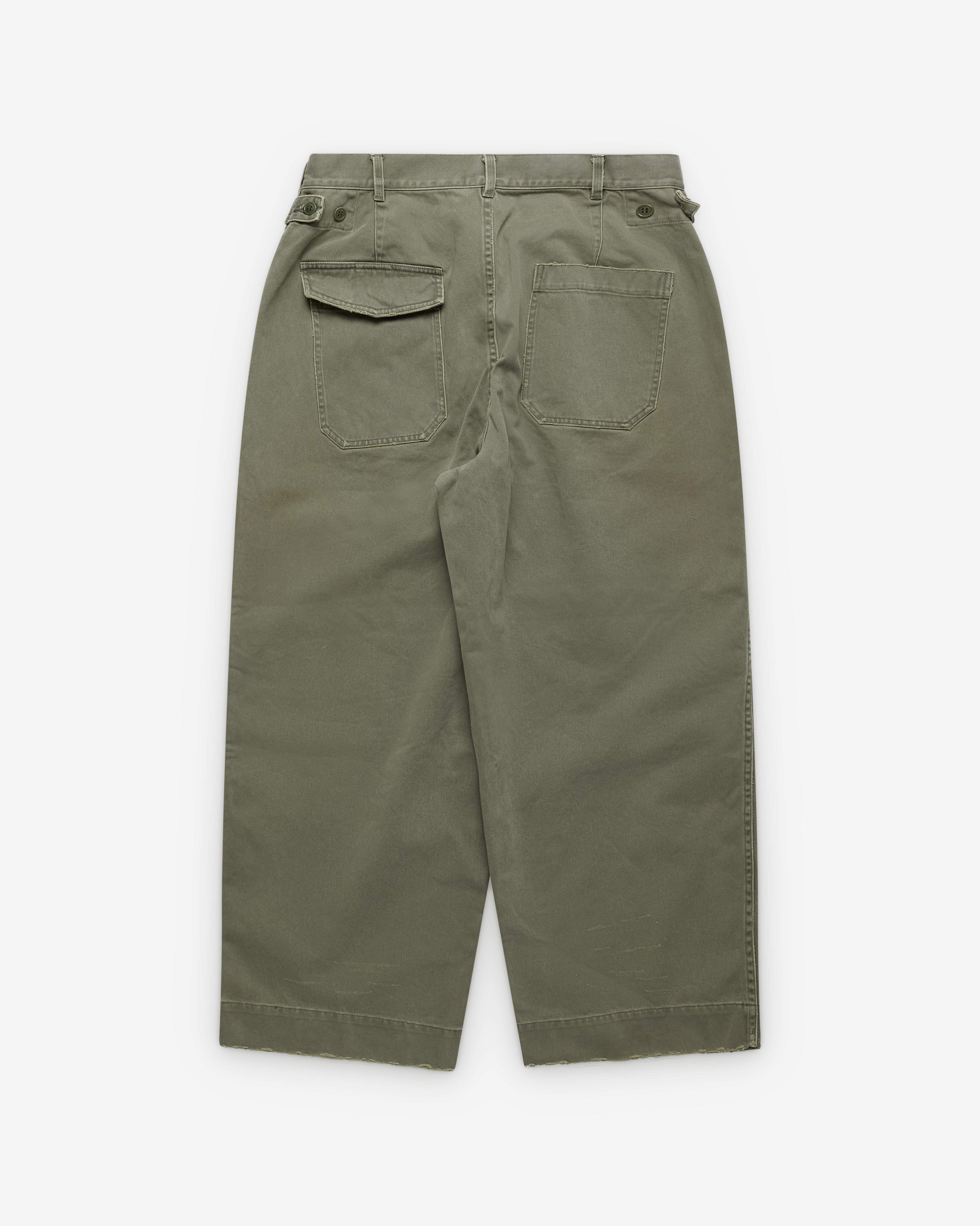 A.Presse: Men's Vintage Usaf Hemmed Bottoms (Sage) | DSML E-SHOP
