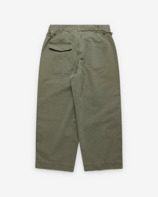A.Presse - Men's Vintage Usaf Hemmed Bottoms - (Sage)