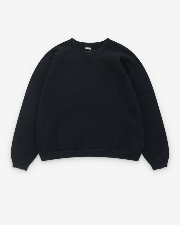 A.Presse - Men’s Vintage Double V Sweatshirt - (Black)