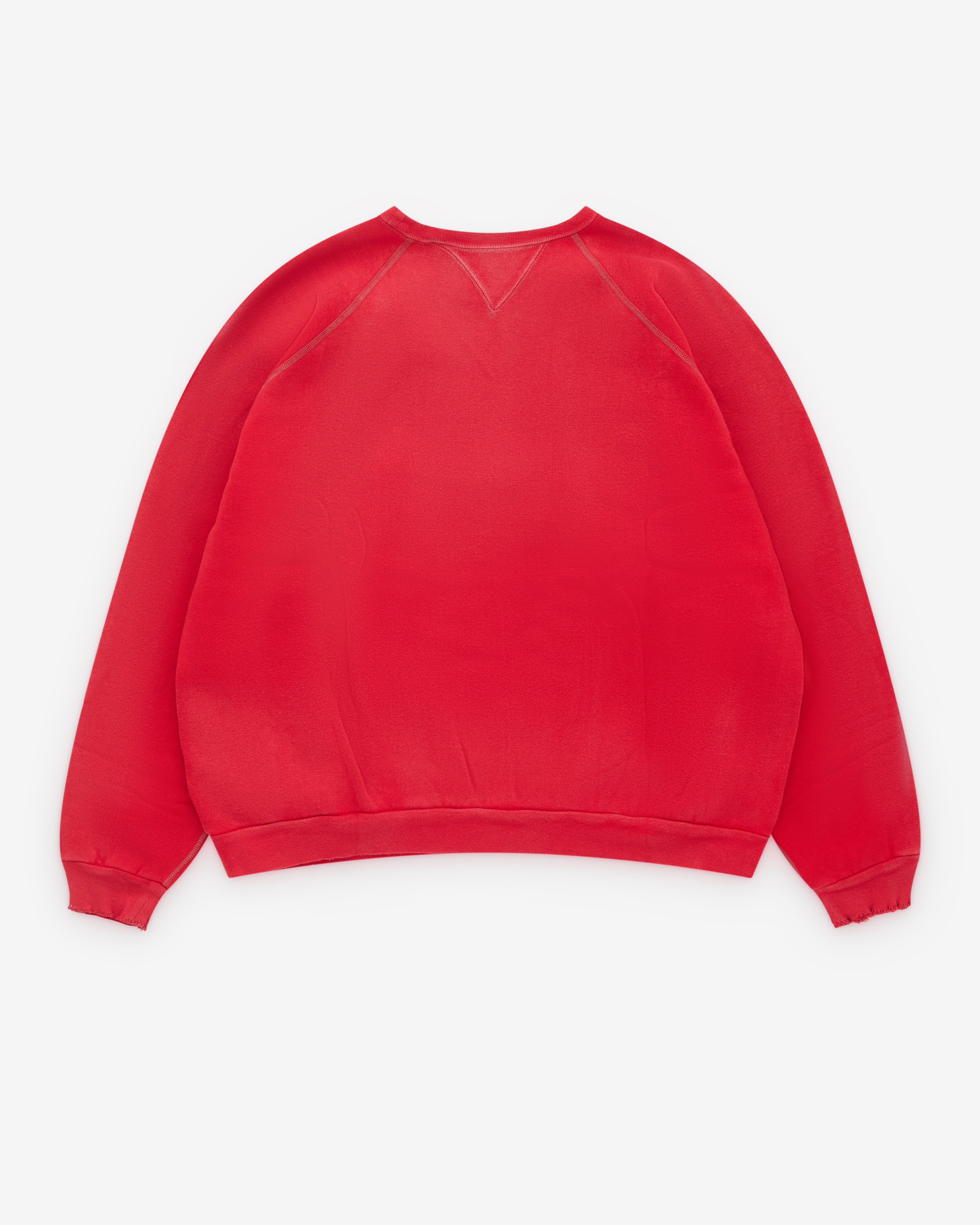 A.Presse: Men's Vintage Double V Sweatshirt (Red) | DSML E-SHOP