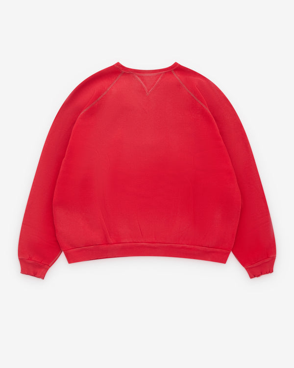 A.Presse - Men’s Vintage Double V Sweatshirt - (Red)