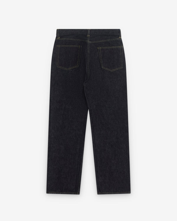 A.Presse - Men’s Washed Denim Wide Pants - (Indigo)