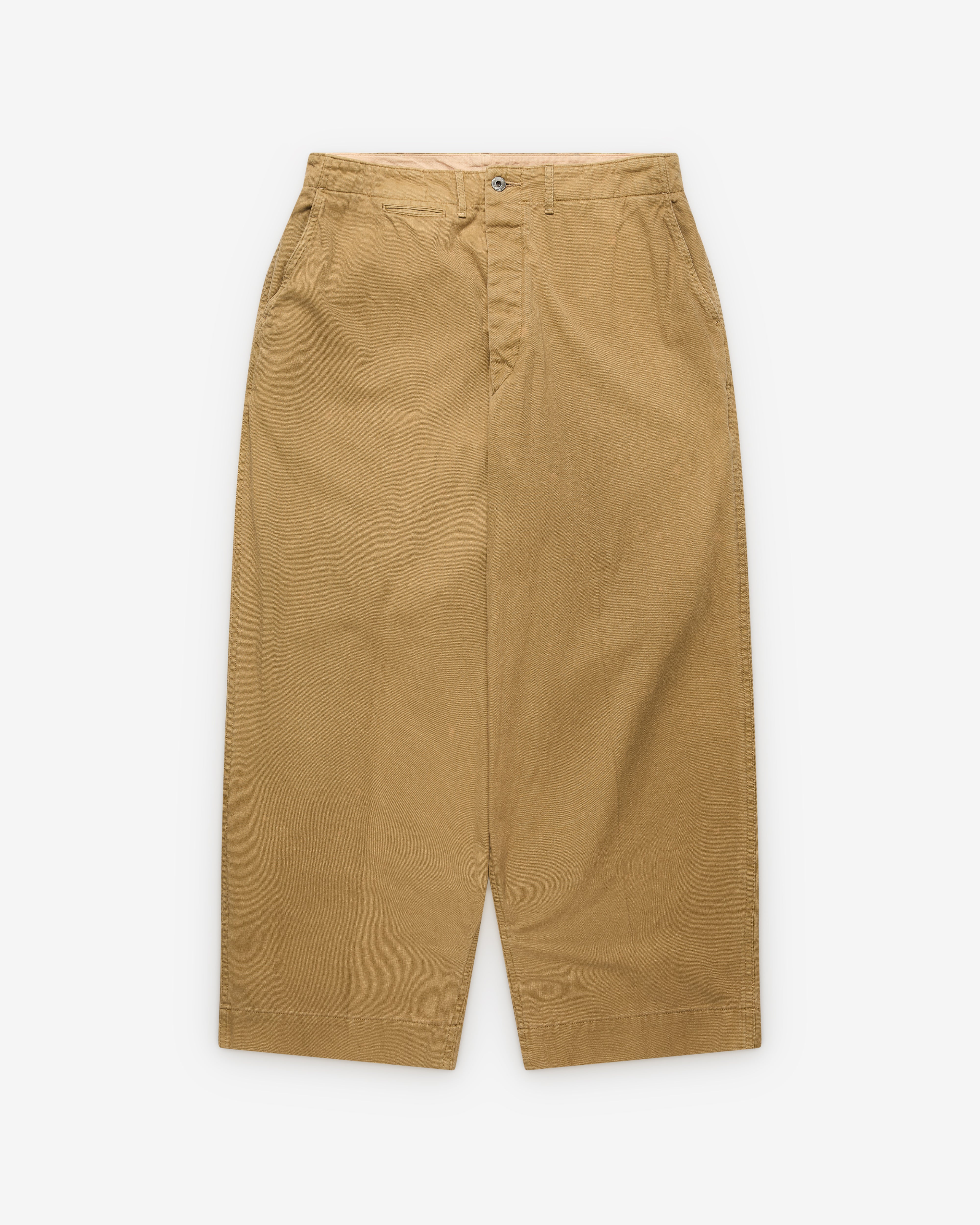 ウ*ズ様 A.PRESSE TYPE.2 CHINO TROUSERS BEIG A.Presse: Men's Vintage Chino Trousers (Beige) | Dover Street