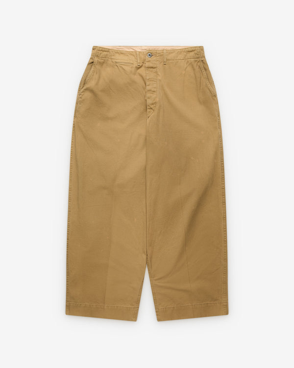 A.Presse - Men's Vintage Chino Trousers - (Beige)