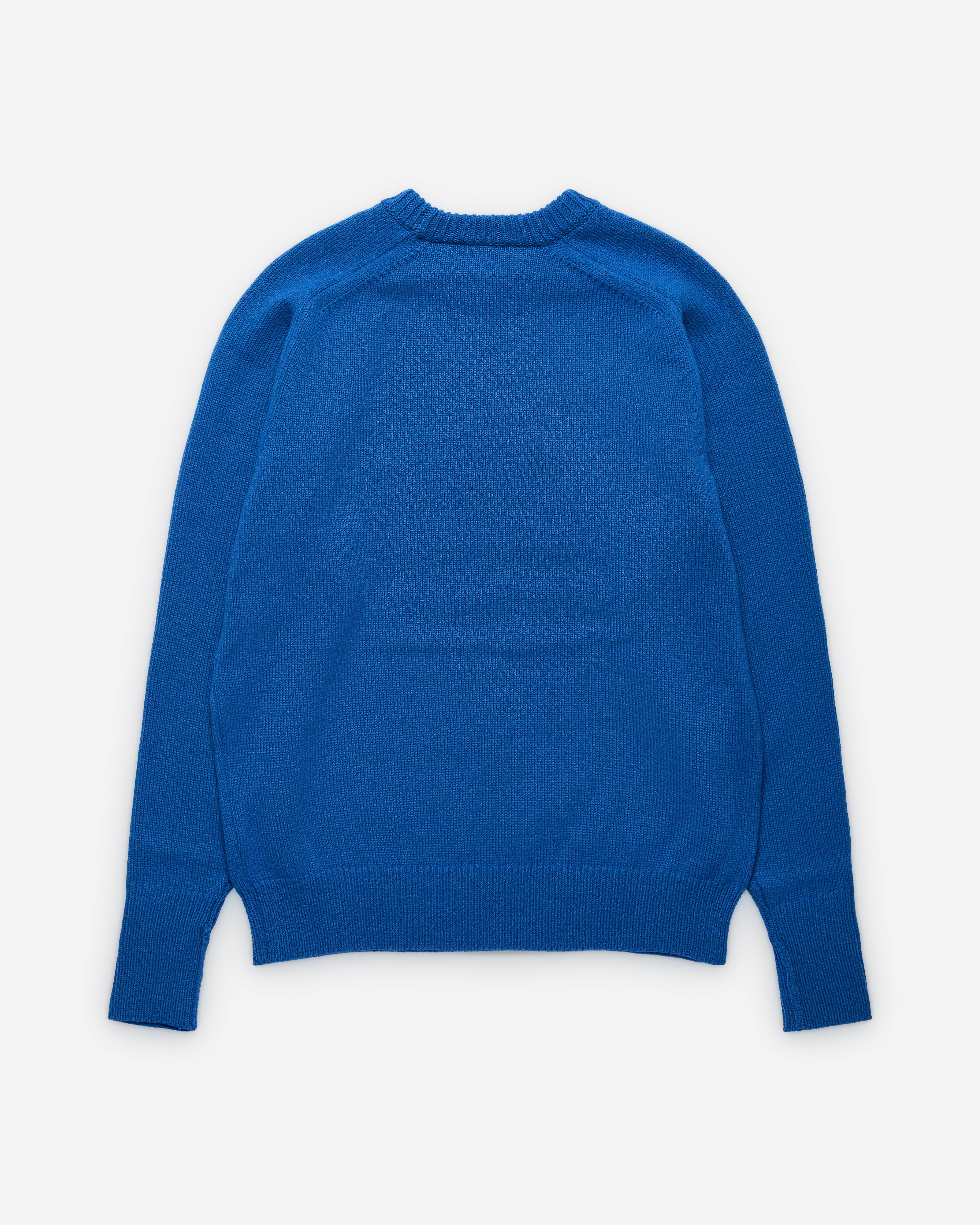 A.Presse: Men's Pullover Sweater (Blue) | Dover Street Market London