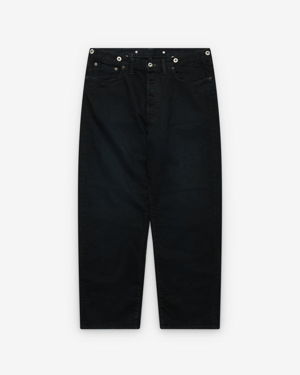 A.Presse - Men's No.22 Washed Wide Denim Pants - (Deep Indigo)