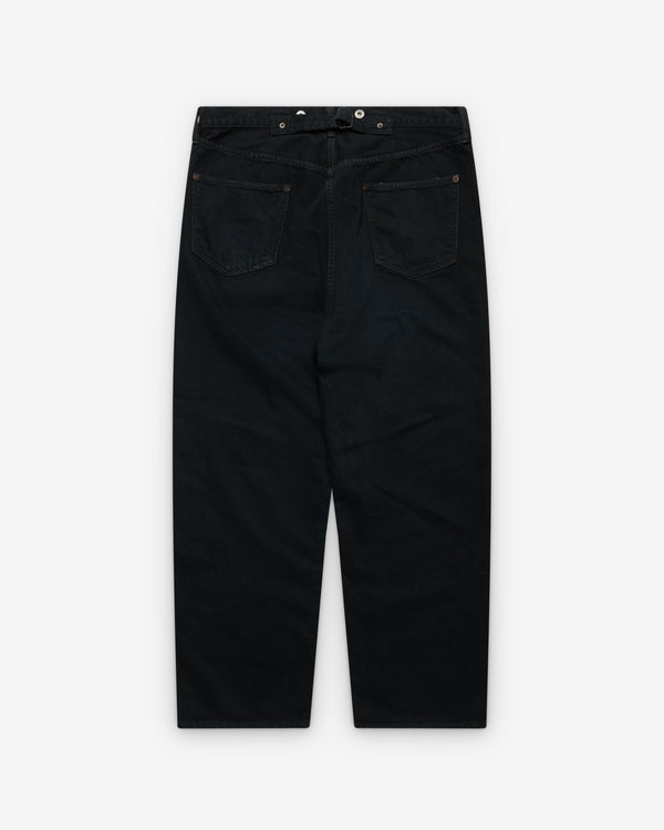 A.Presse - Men's No.22 Washed Wide Denim Pants - (Deep Indigo)