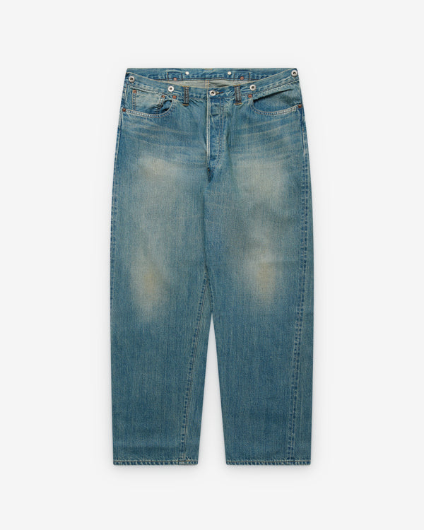 A.Presse - Men's No.22 Washed Wide Denim Pants - (Indigo)