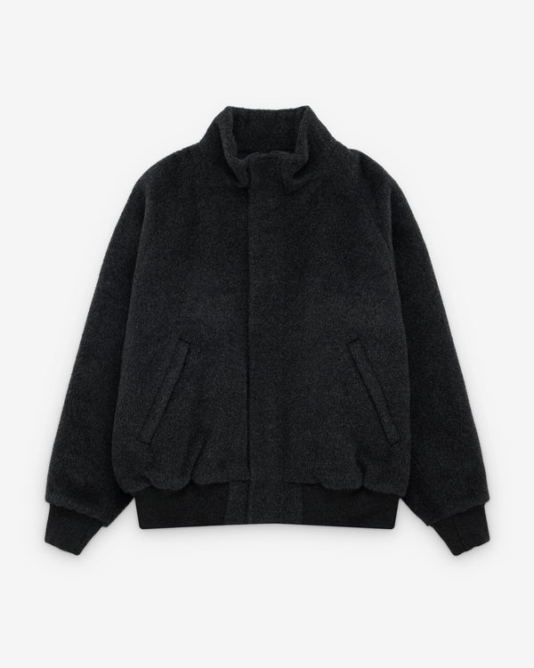 A.Presse - Men's Baby Alpaca Beaver Cloth Jacket - (Charcoal)