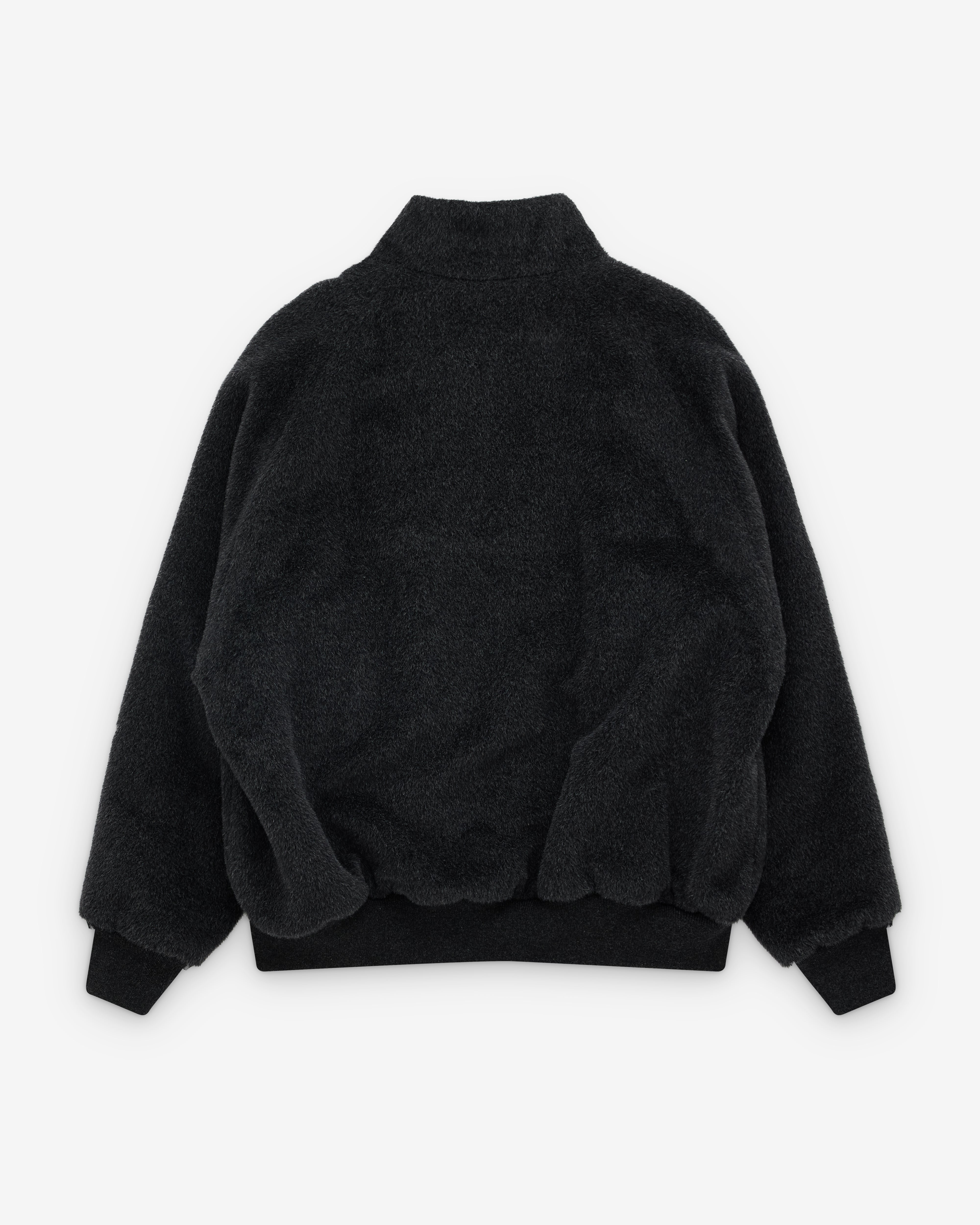 A.Presse: Men's Baby Alpaca Beaver Cloth Jacket (Charcoal) | Dover