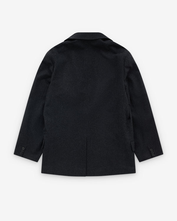 A.Presse - Men's Wool Flannel Jacket - (Charcoal)