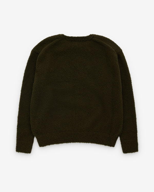 A.Presse - Men's Cashmere Mole Yarn Pullover Sweater - (Khaki)