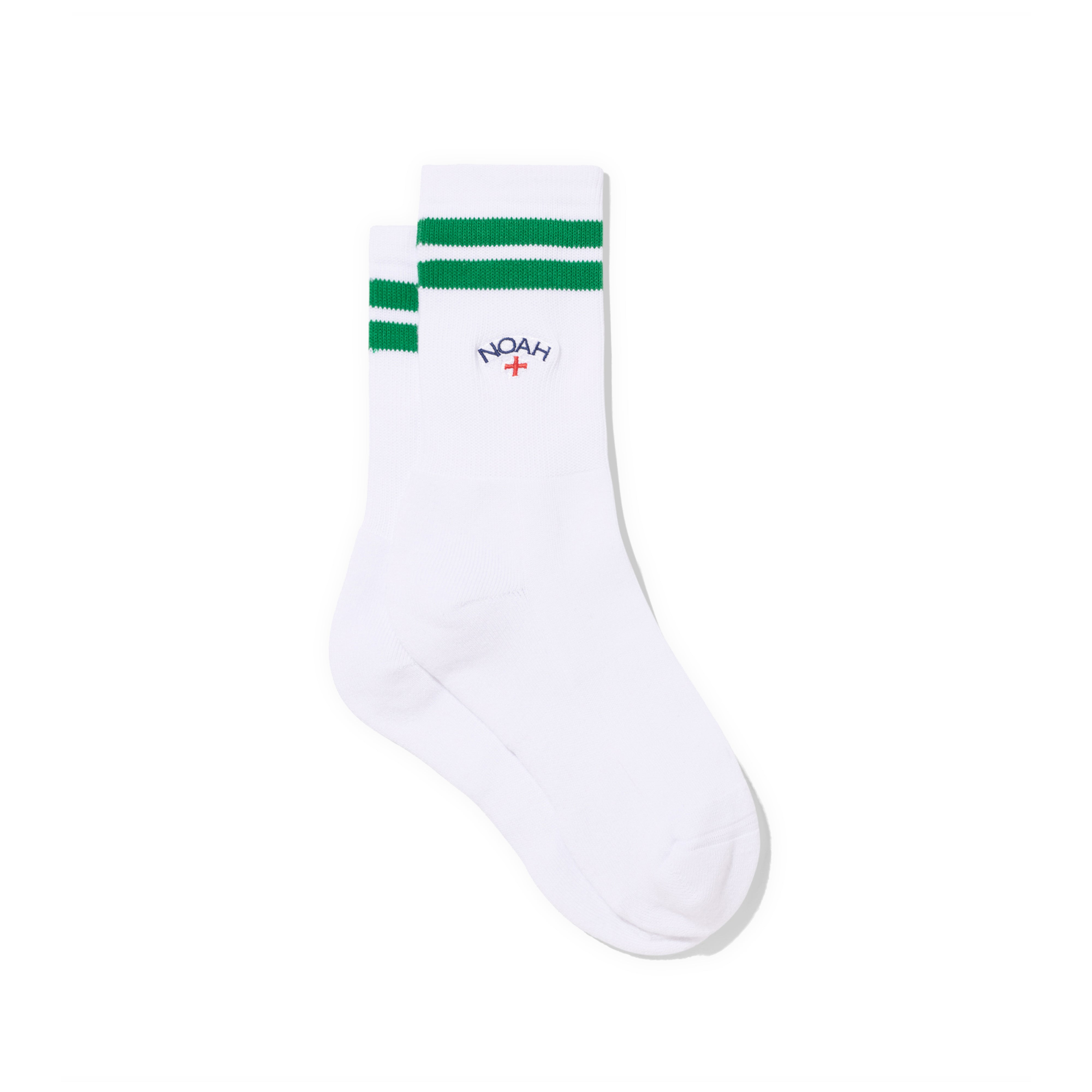 Noah Men's Two-Stripe Sock (White/Gr) | Dover Street Market E-Shop ...