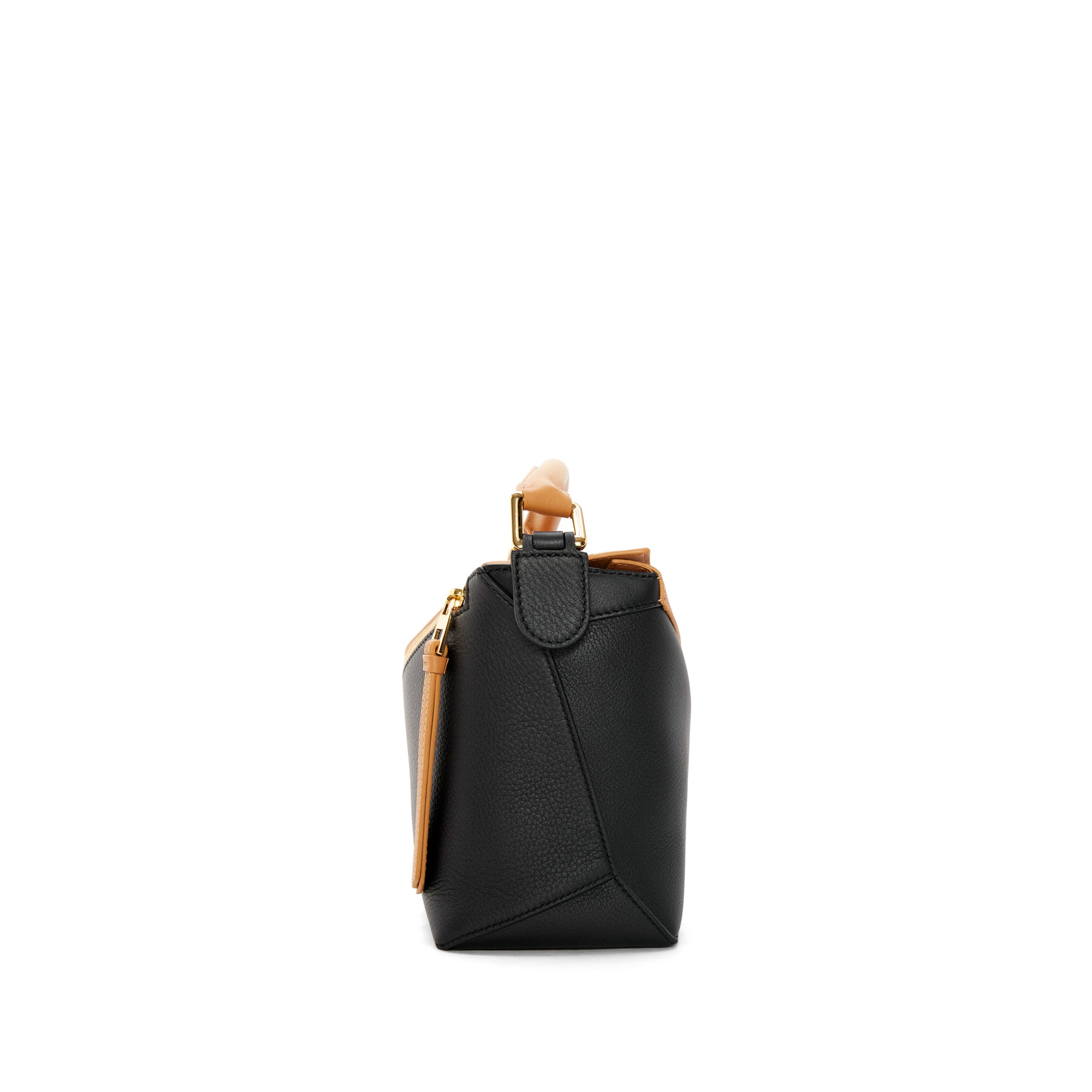 Loewe - Women’s Puzzle Edge Small Bicolour Bag - (Warm Desert/Black) view 5