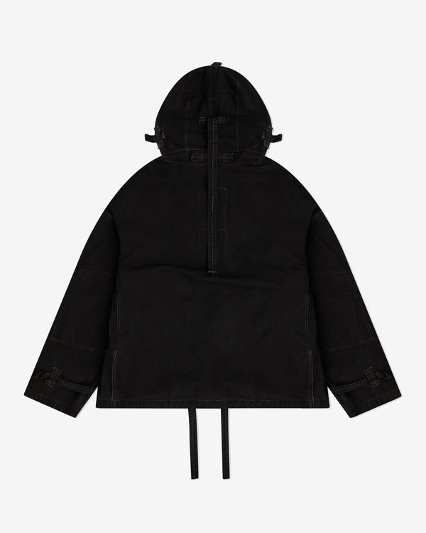 Applied Art Forms - Men’s Oversized Okayama Smock - (Black)