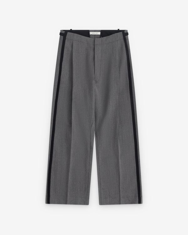 Applied Art Forms - Men’s Dm1-9 Pleated Slacks - (Grey Melange)