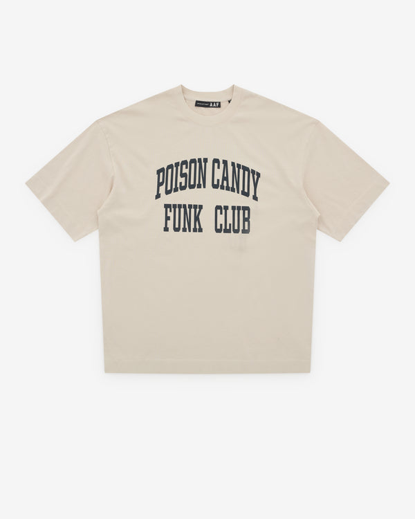 Applied Art Forms - Men’s Oversized Poison Candy Tee - (Moonbeam)