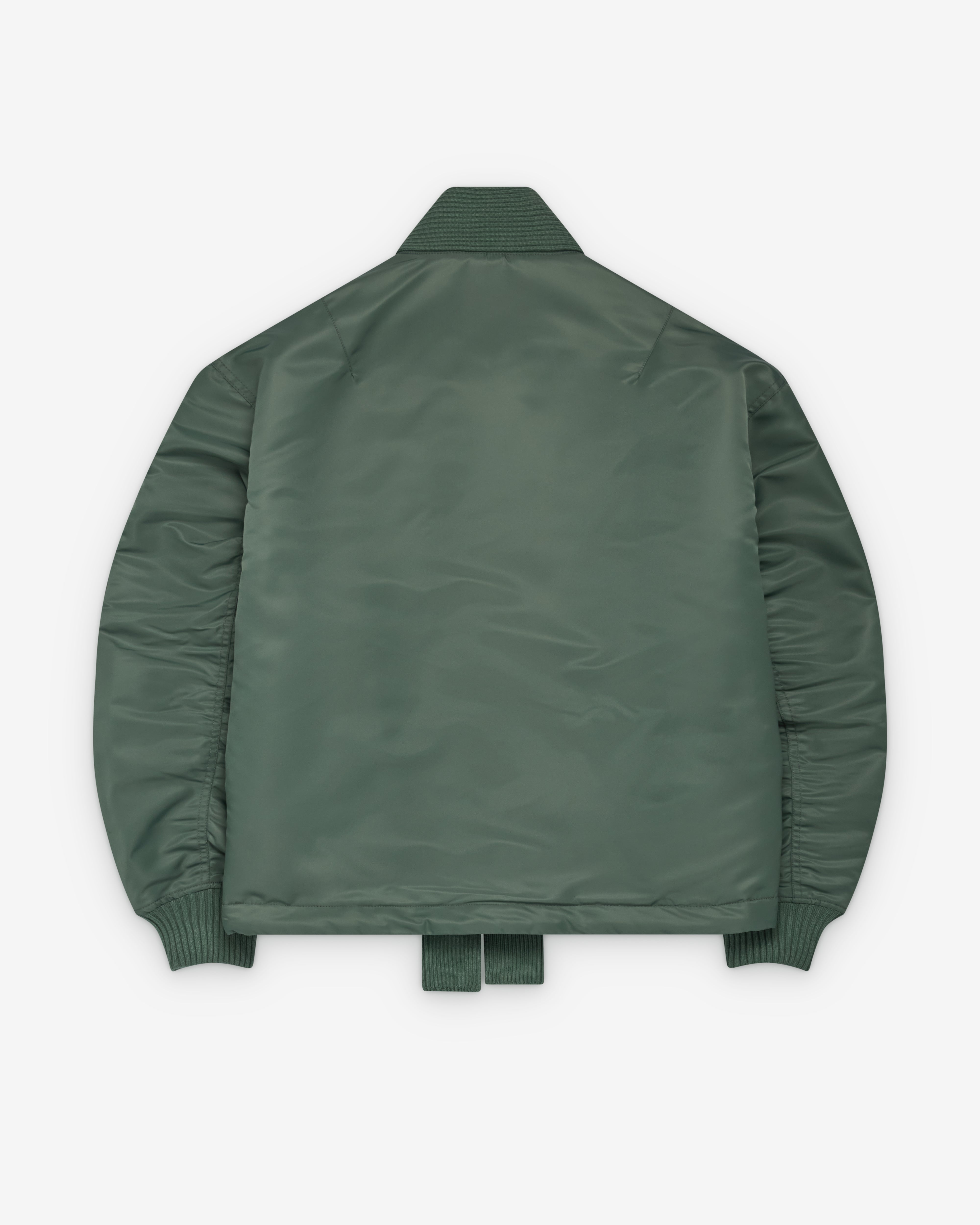 Applied Art Forms: Men's Reversible Haori Flight Jacket (Teal