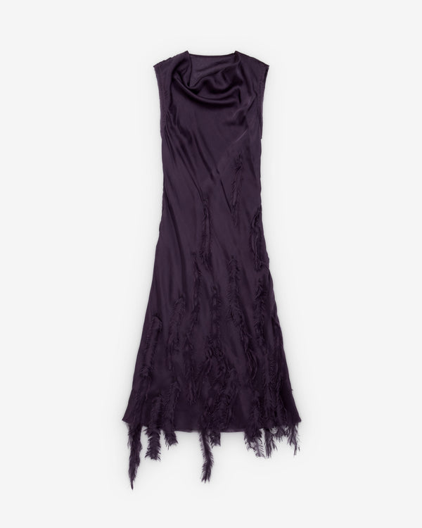 Aaron Esh - Women's Feather Dress - (Mauve)