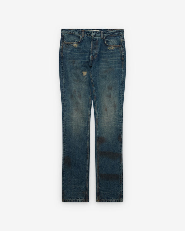 Aaron Esh - Men's Distressed Straight Leg Jean - (Denim)