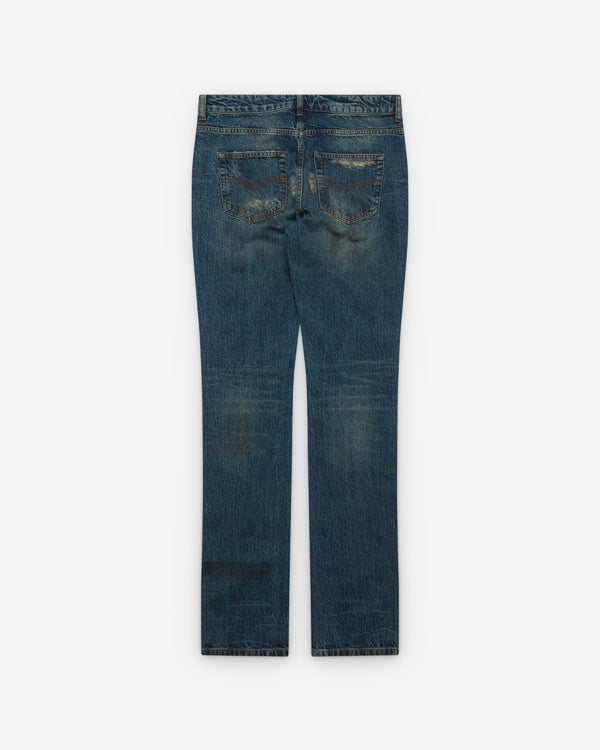 Aaron Esh - Men's Distressed Straight Leg Jean - (Denim)