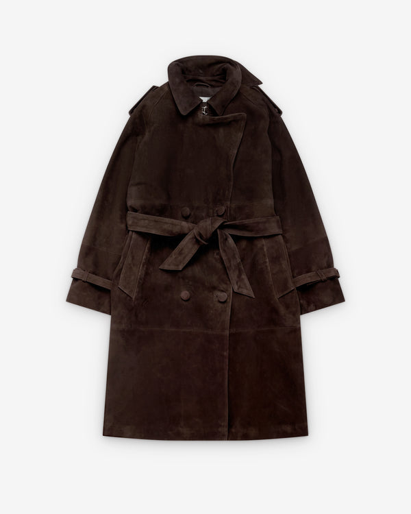 Aaron Esh - Men's Trench Coat - (Brown)