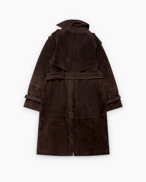 Aaron Esh - Men's Trench Coat - (Brown)