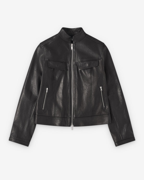 Aaron Esh - Men's Stand Collar Jacket - (Black)
