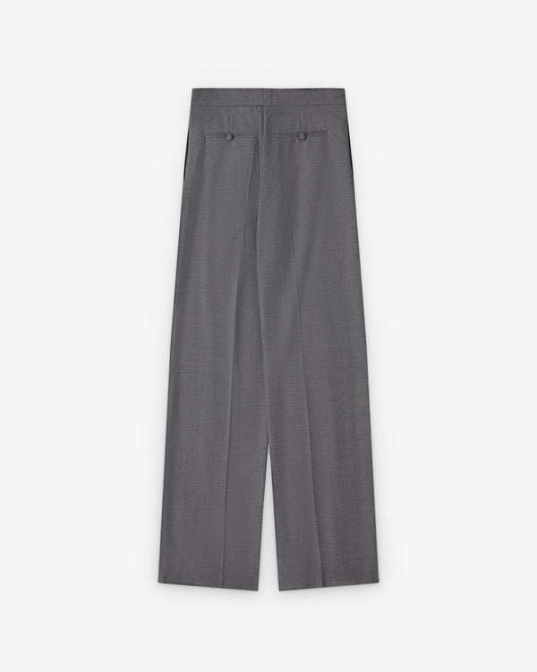 Aaron Esh - Men's High Waisted Trousers - (Grey)