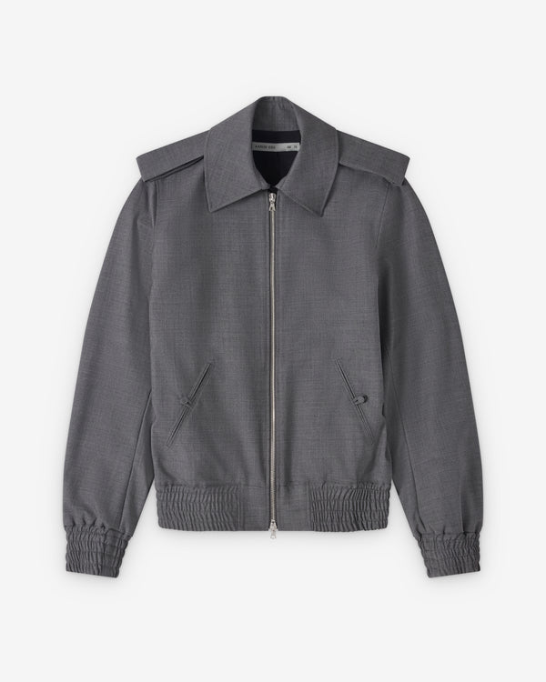 Aaron Esh - Men's Military Bomber - (Grey)