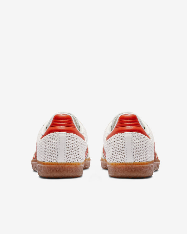 adidas - Men’s Samba OG - (Crystal White/ Preloved Red)