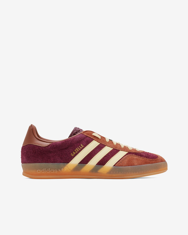 Adidas - Men's Gazelle Indoor - (Maroon/Almost Yellow)