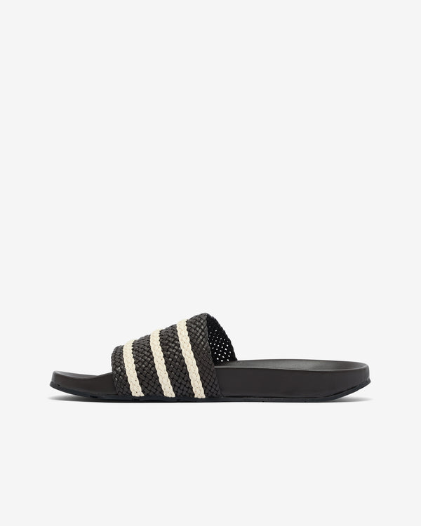 Adidas - Wales Bonner Men’s Adilette Slide - (Dar Brown/Wonder White)