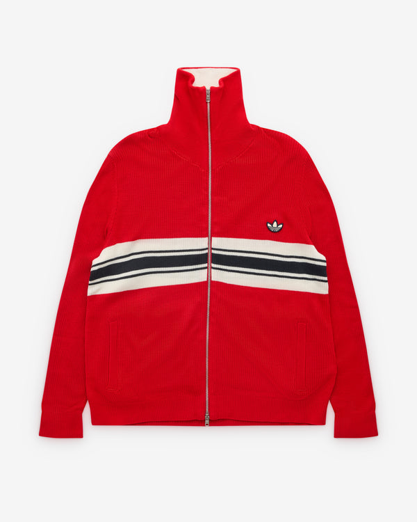 Adidas - Wales Bonner Knit Track Top - (Red)