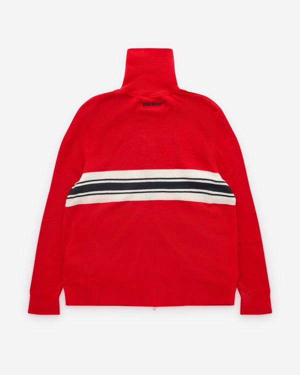 Adidas - Wales Bonner Knit Track Top - (Red)