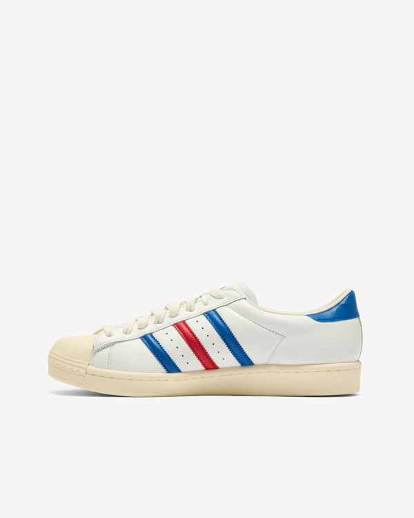 Adidas - Men's Superstar Vintage - (Core White/Blue/Red)