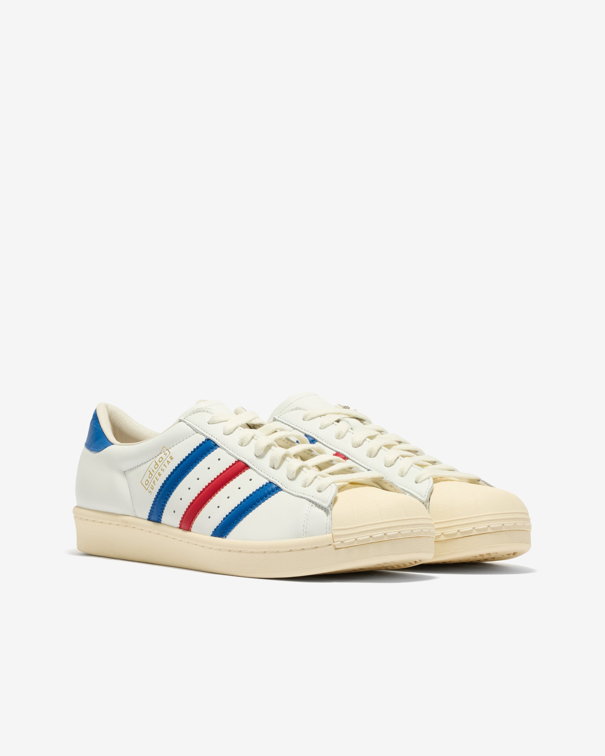 Adidas: Men's Superstar Vintage (Core White/Blue/Red)