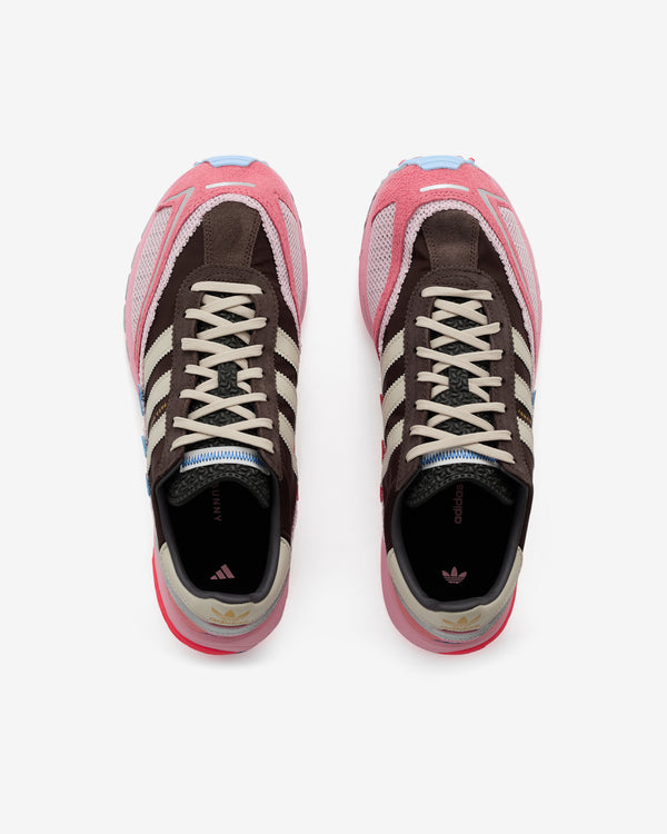 Adidas - Men's Bad Bunny Adizero SL72 - (Brown/Clear Pink/Hazy Rose)